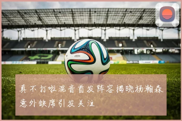 真不打啦混音首发阵容揭晓杨瀚森意外缺席引发关注